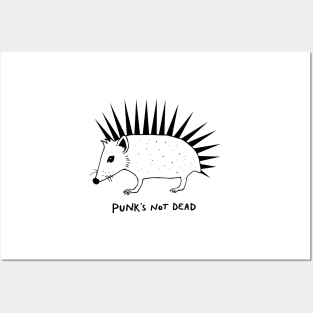 Hedgehog punker Posters and Art